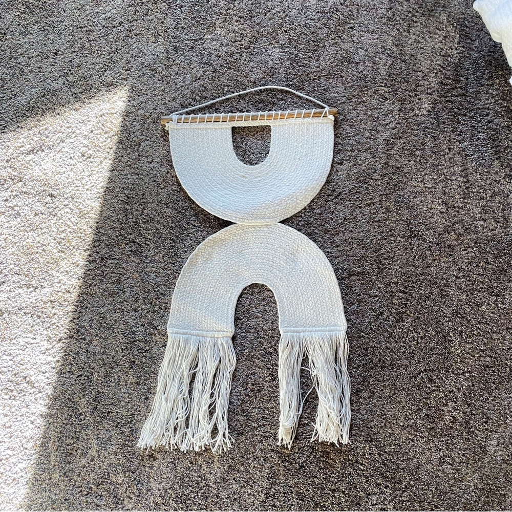 Target Boho hanging rainbow decor